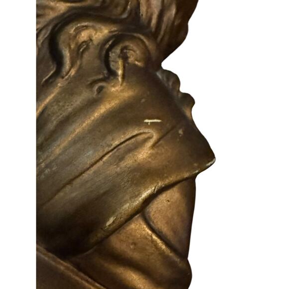 Jesus Sacred Heart Bust Statue Ceramic (?) VTG Religion Religious Church READ - Picture 8 of 11